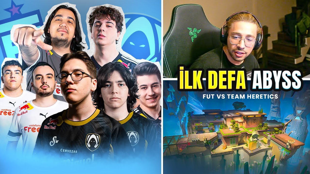 COMBATRY GÖZÜNDEN FUT VS TEAM HERETICS - 7 TÜRK SAHNEDE - İLK DEFA ABYSS  | VALORANT EMEA STAGE 2