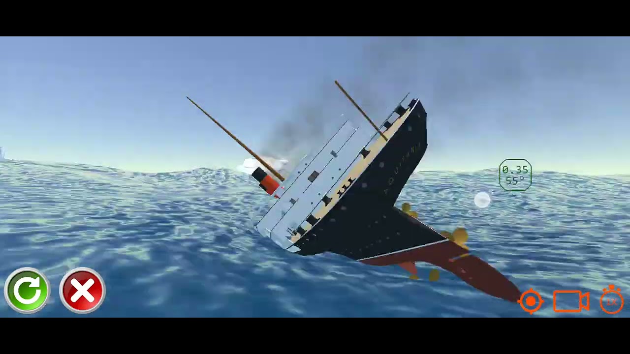 it explode and the ship sinking