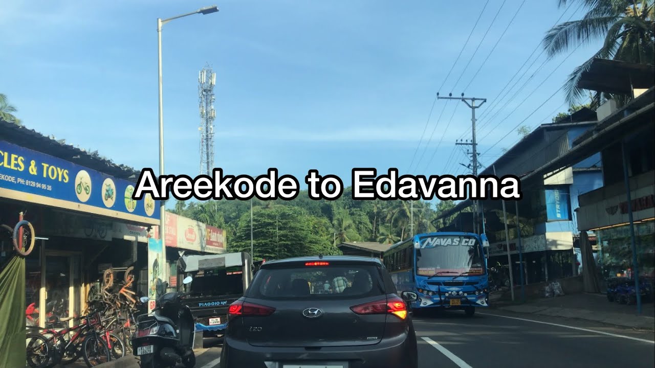 Driving from Areekode to Edavanna | 4k | Kerala | India