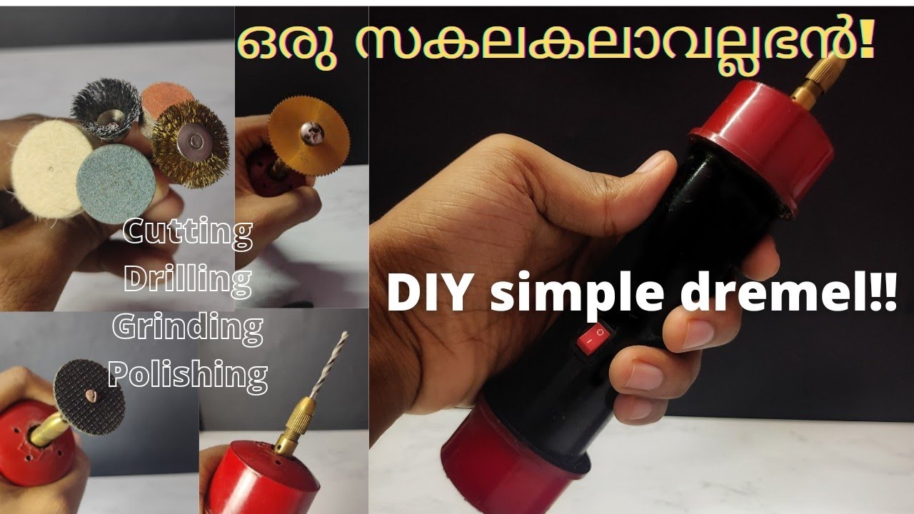 How to make a Dremel |DIY dremel tool|Malayalam|