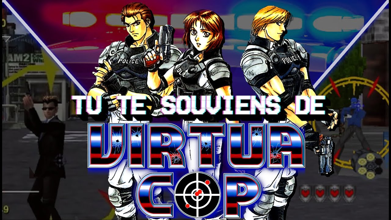 VIRTUA COP en Arcade : 90's flic simulator