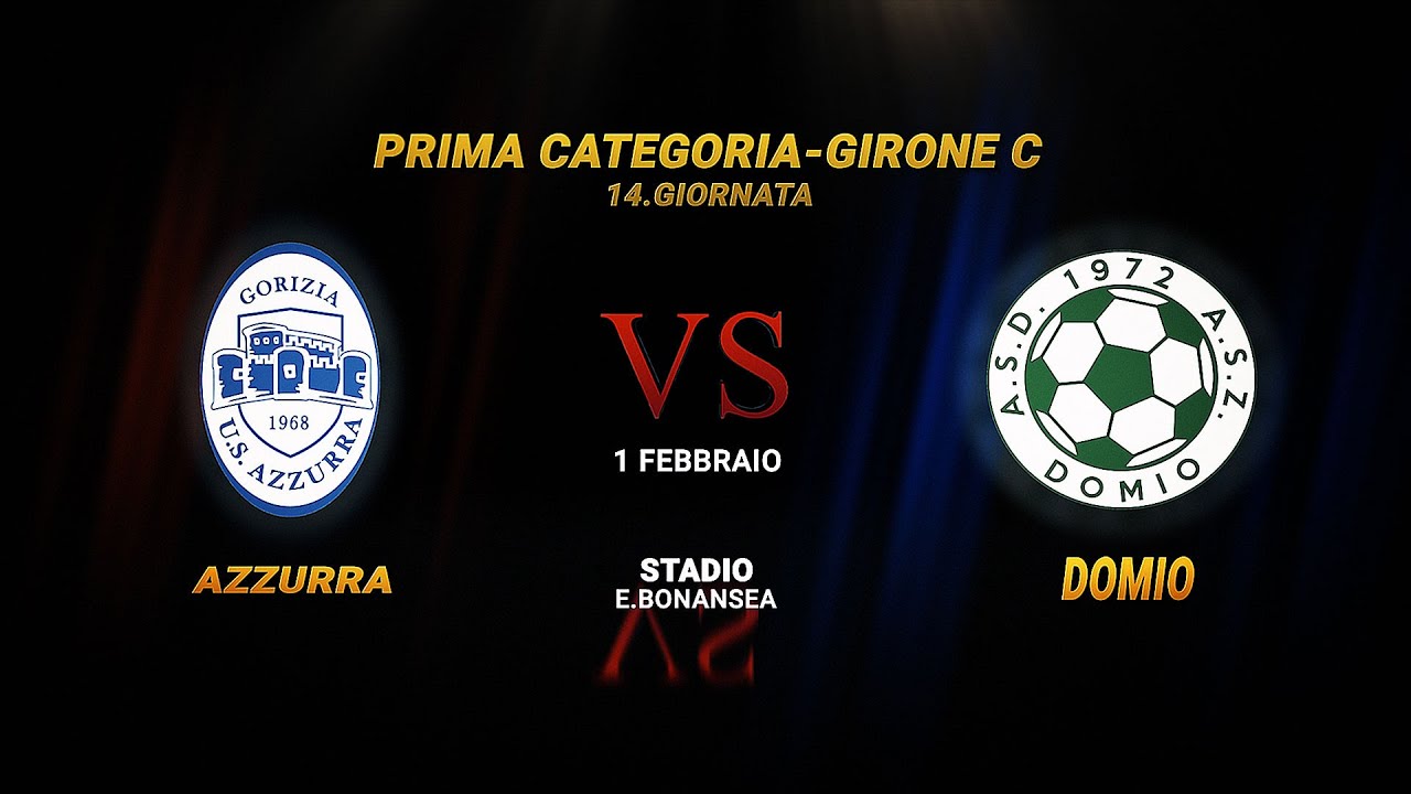 1.CATEGORIA-14.giornata AZZURRA-DOMIO 0:1