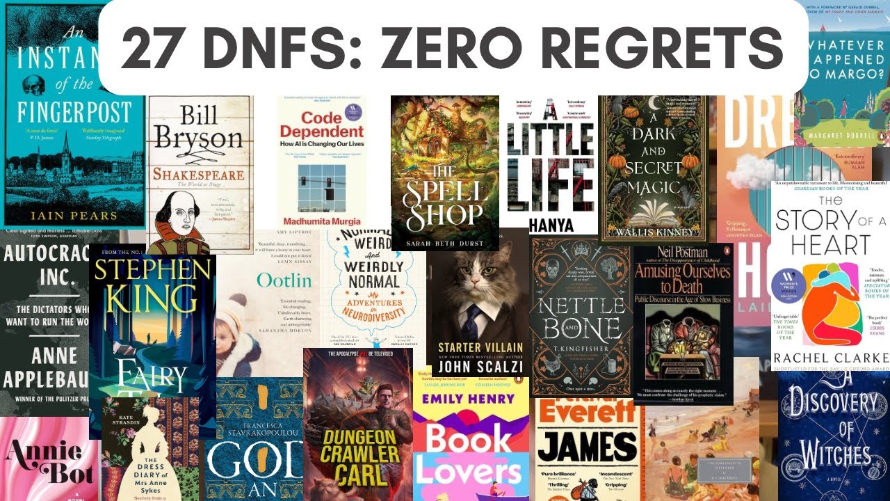 Choosing Joyful Reading: 27 books I didn’t finish this year because finishing books isn’t the goal!