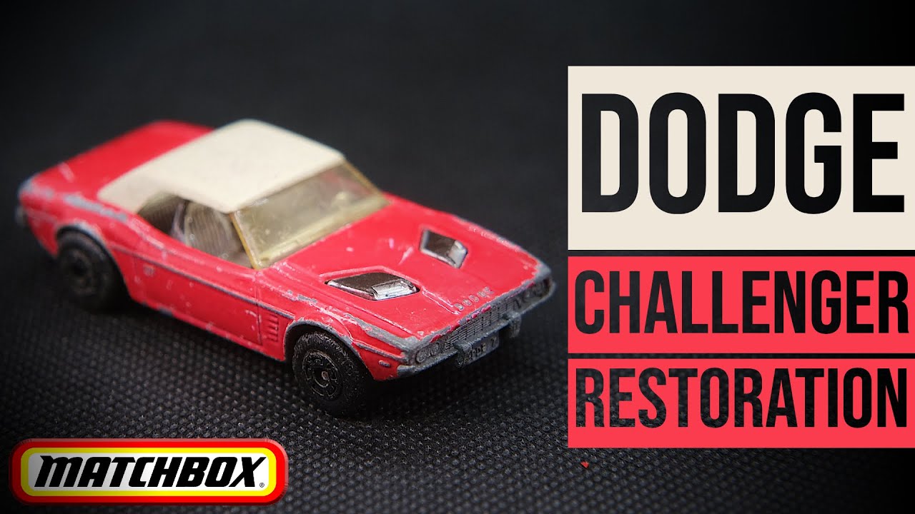 MATCHBOX Сверхбыстрая реставрация: Dodge Challenger 1G (Руководство по восстановлению пожелтевшег...