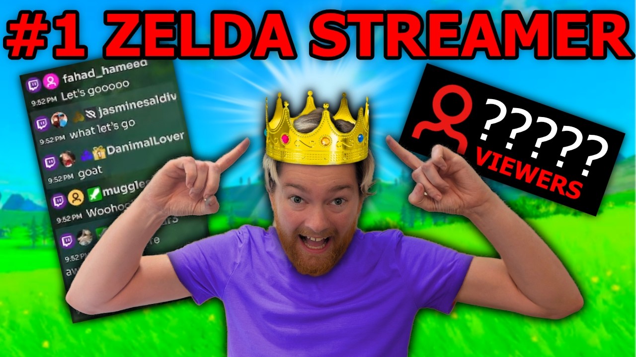 Я стал стримером Zelda №1 на Twitch