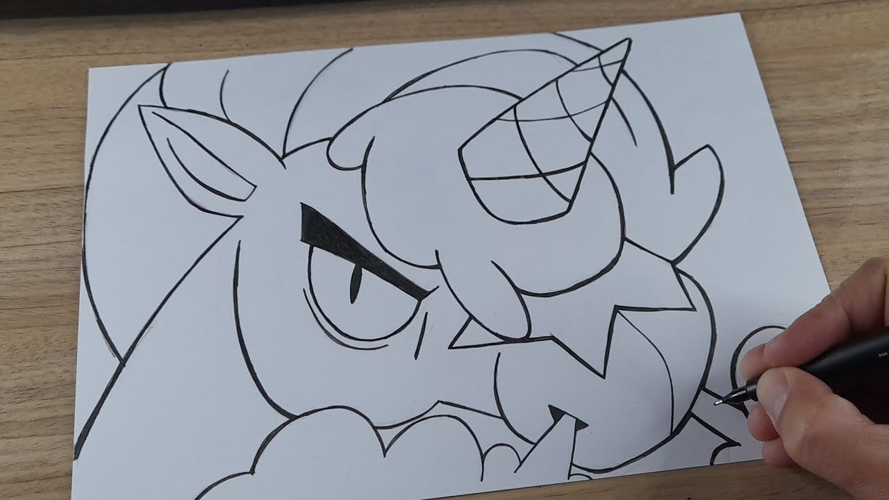 COMO DESENHAR A BERRY DE BRAWLSTARS PASSO A PASSO