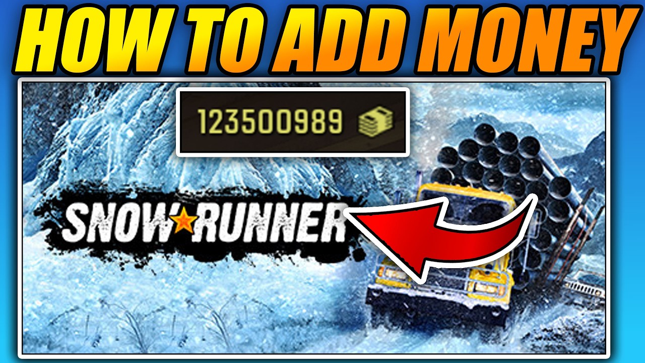 How to ADD MONEY (CHEAT ENGINE) in SnowRunner