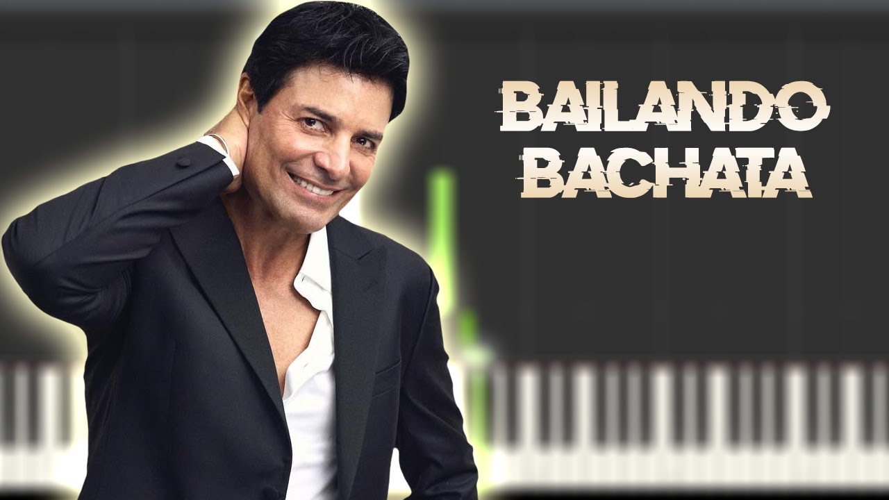 Chayanne - Bailando Bachata | Instrumental Piano Tutorial / Partitura / Karaoke / MIDI