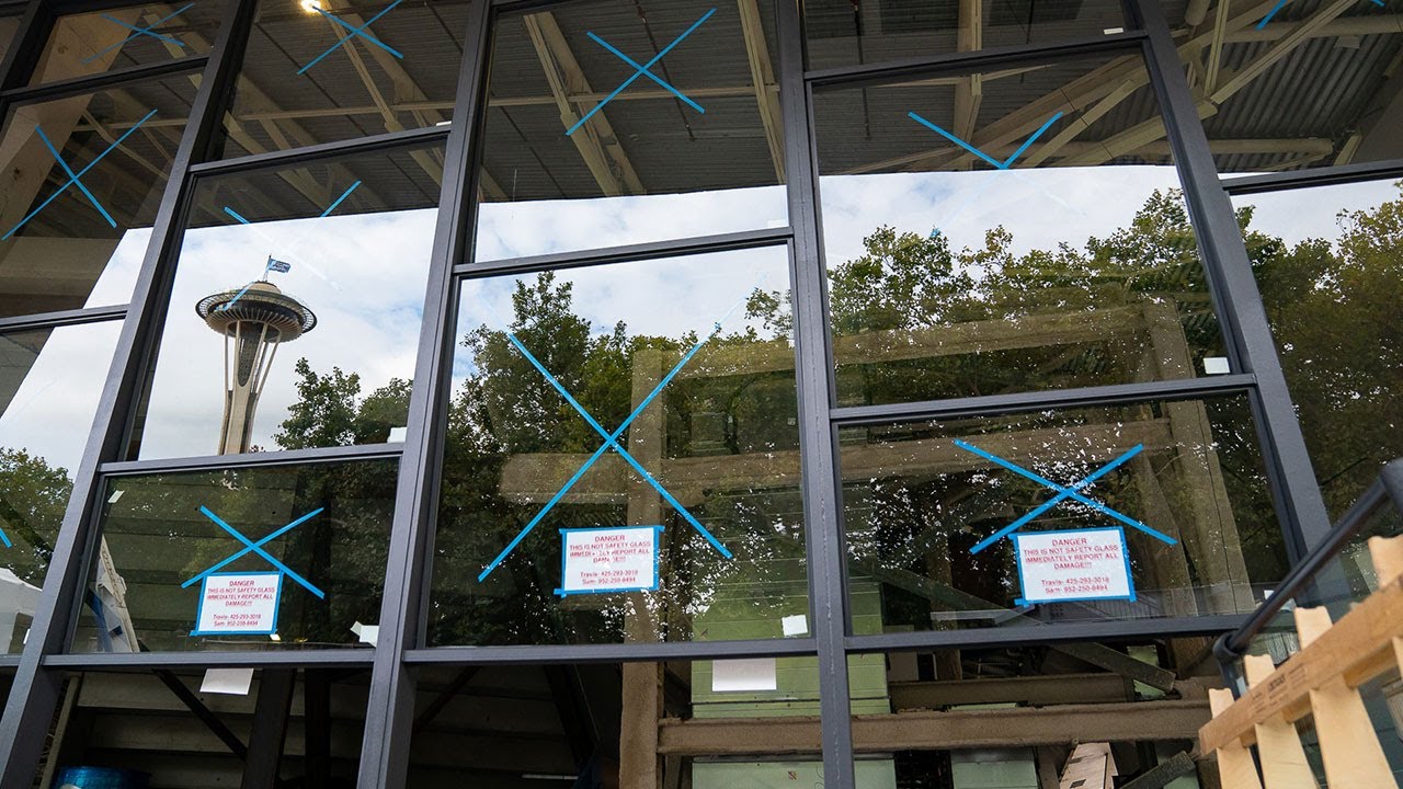 Original 1962 Glass Re-Installed at New Arena