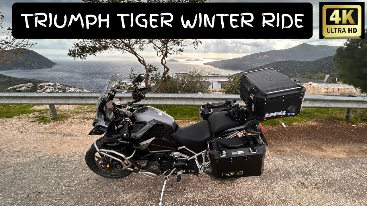 Triumph Tiger 1200 GT Explorer Winter Ride To The South Coast - Ride to Olympos & Kas - 4K POV Ride