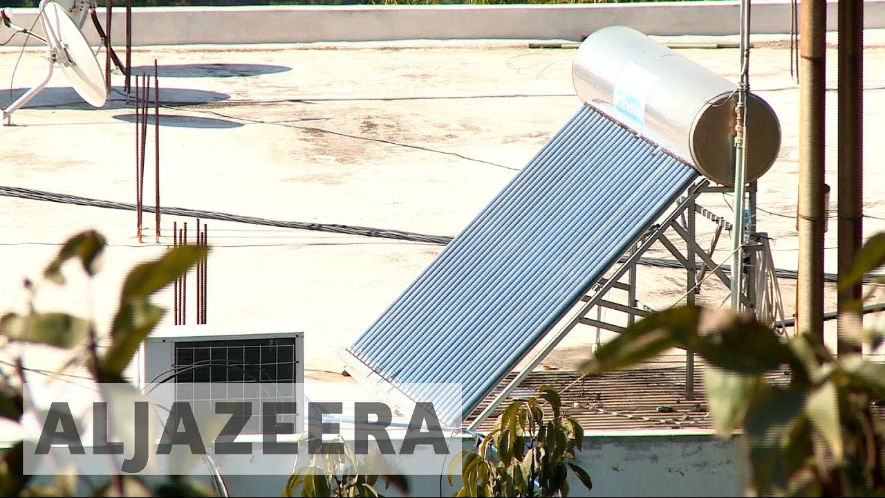 Lebanese town installs solar panels to deal with electricity blackouts