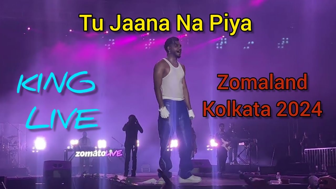 Tu. Jaana Na Piya | KING LIVE Concert in Kolkata | Zomaland Kolkata 2024