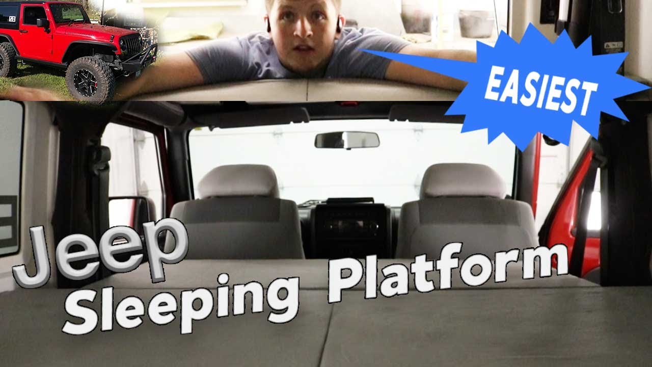 EASIEST JEEP SLEEPING PLATFORM TO BUILD