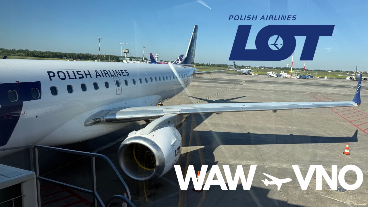 Trip Report: LOT Polish Airlines Economy Class | LO777 WAW (Warsaw) - Vilnius (VNO) | Embraer E195