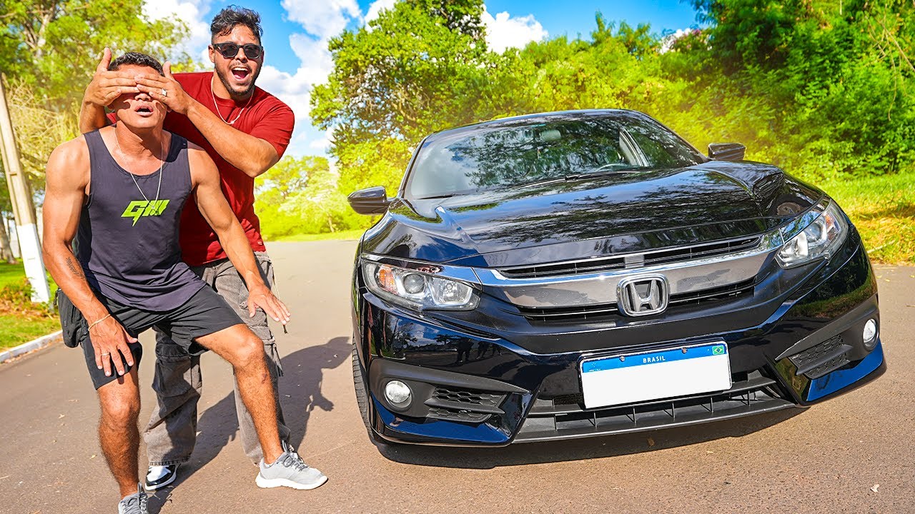 DEI UM CARRO NOVO PARA MEU AMIGO QUE PERDEU TUDO...