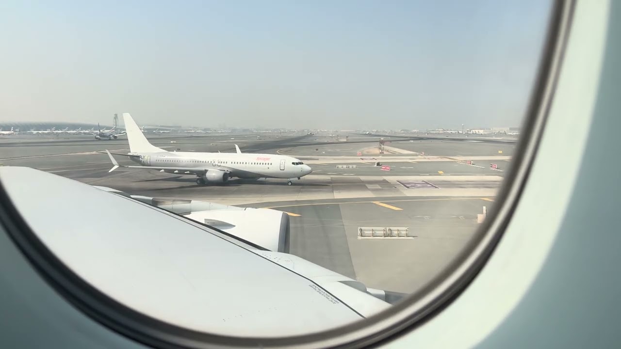 Emirates A380 EK448 Takeoff Dubai for Auckland 20th November 2025