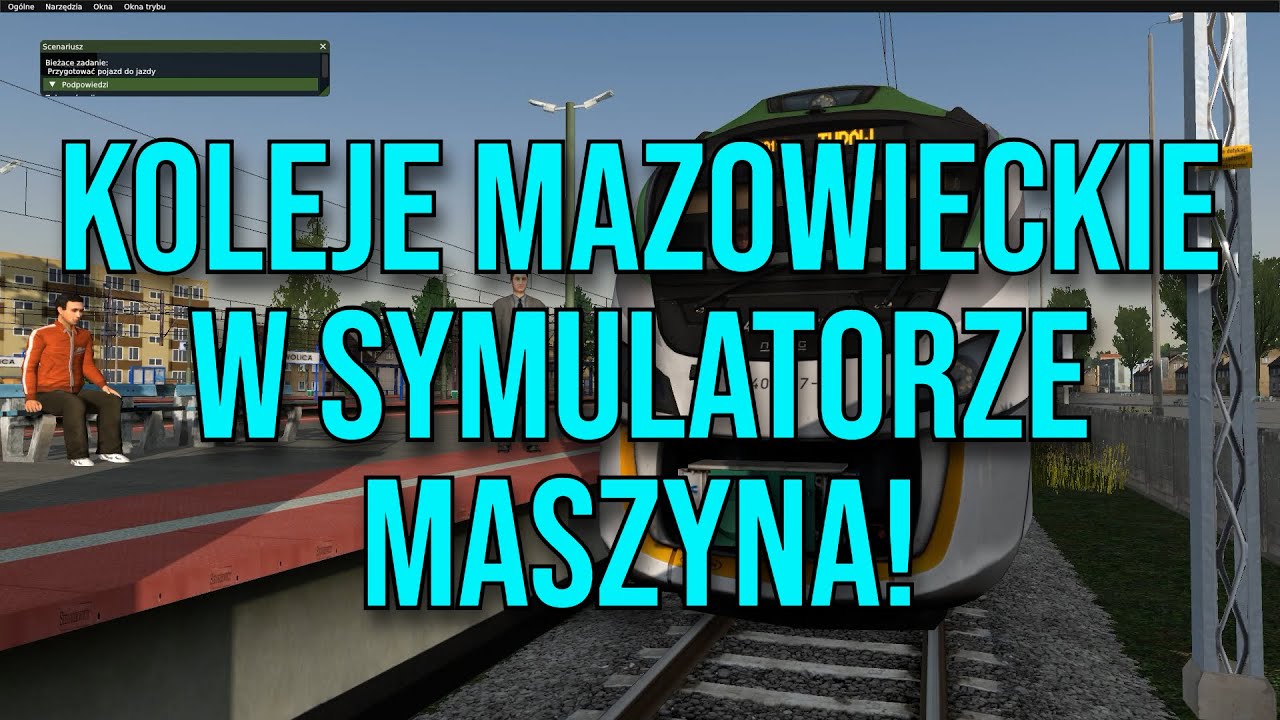 KOLEJE MAZOWIECKIE W SYMULATORZE MASZYNA!