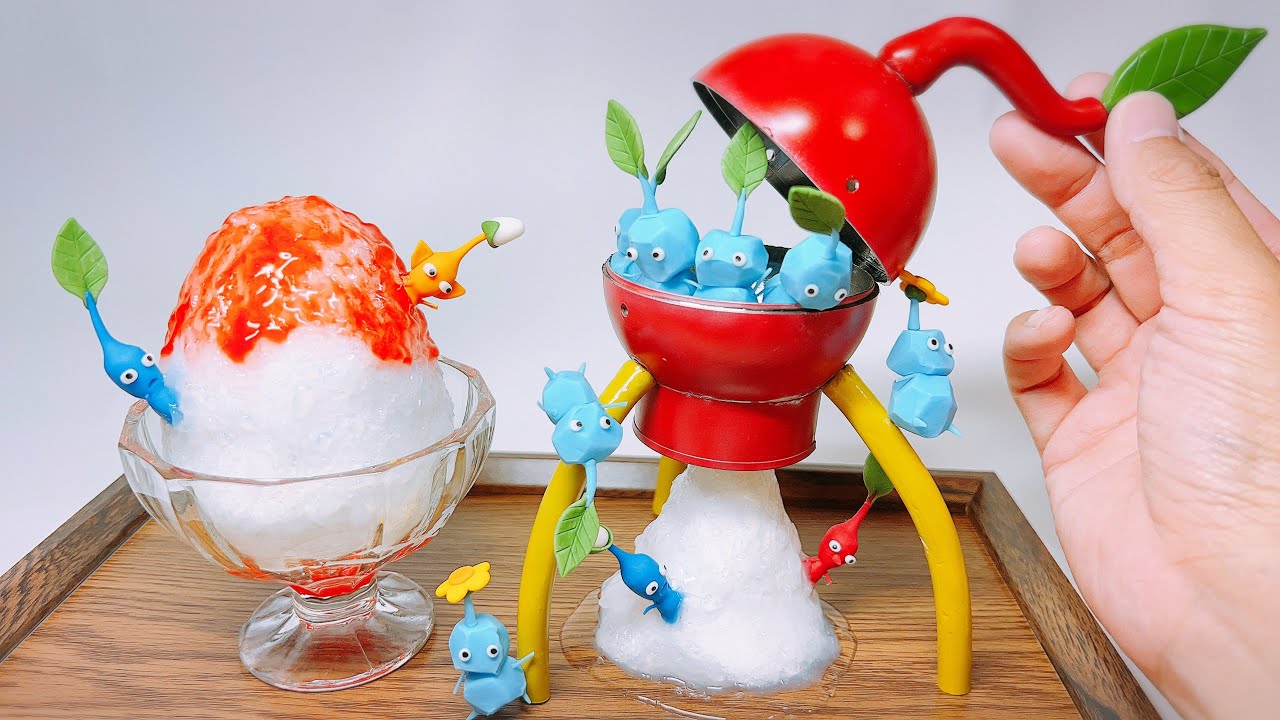 氷ピクミンをかき氷にしてみた【ピクミン4】〜I made ice pikmin shaved ice〜