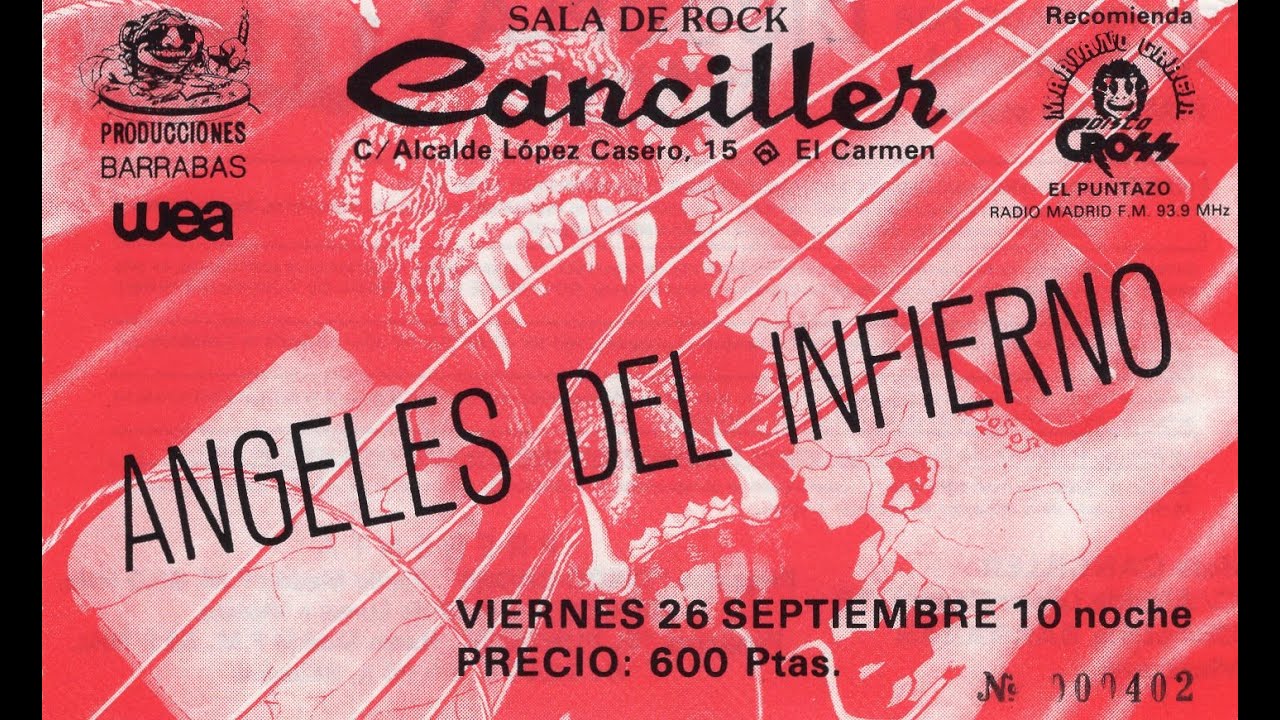 ANGELES DEL INFIERNO Canciller 26 de septiembre de 1986