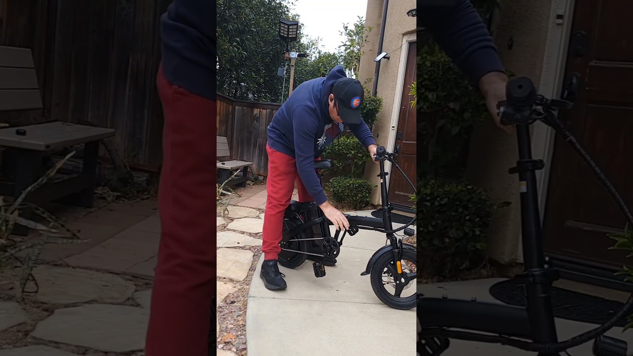 Cheap Folding Electric Bike #electricbike