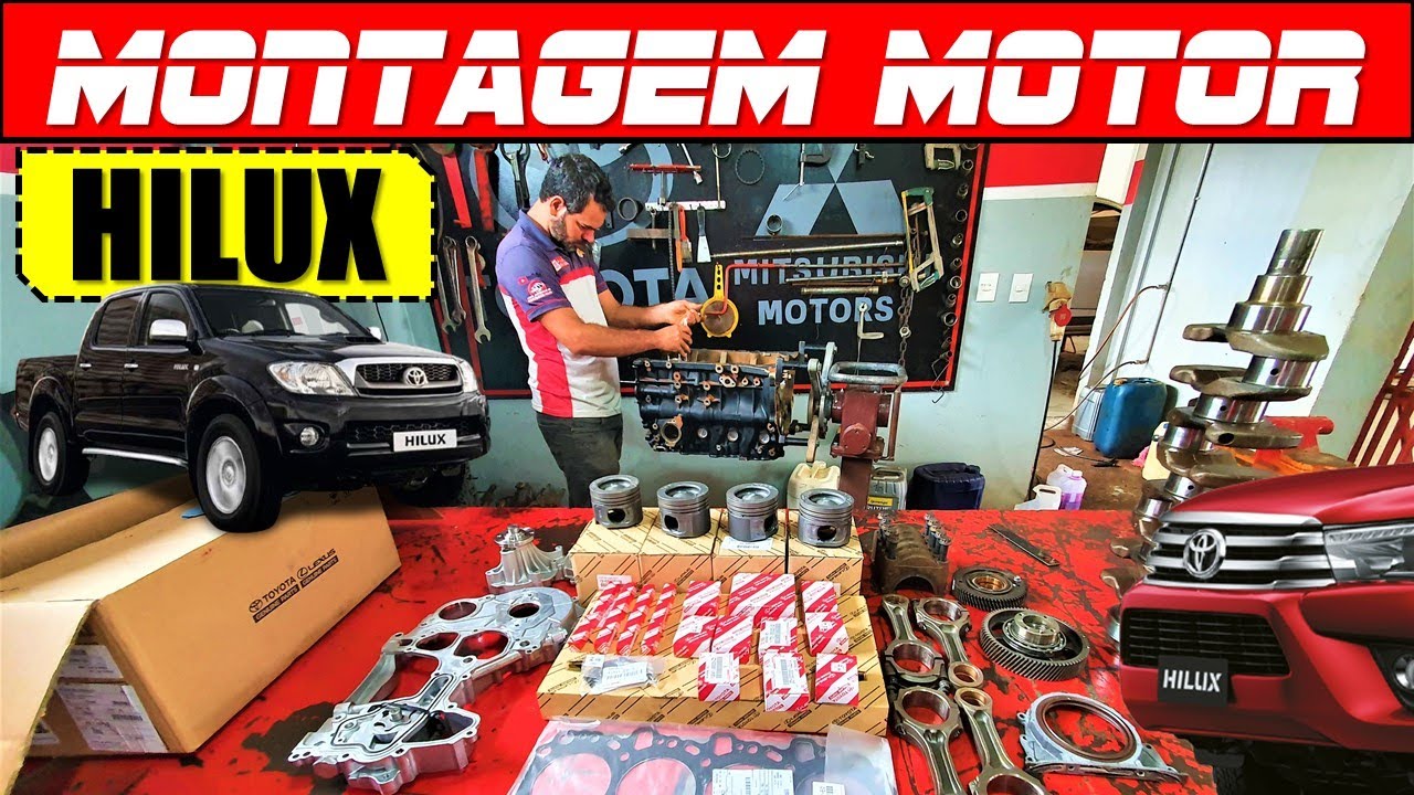 EP. 591 // Toyota HILUX 3.0 MONTAGEM MOTOR e ANÁLISE das Causas dos PROBLEMAS APRESENTADOS