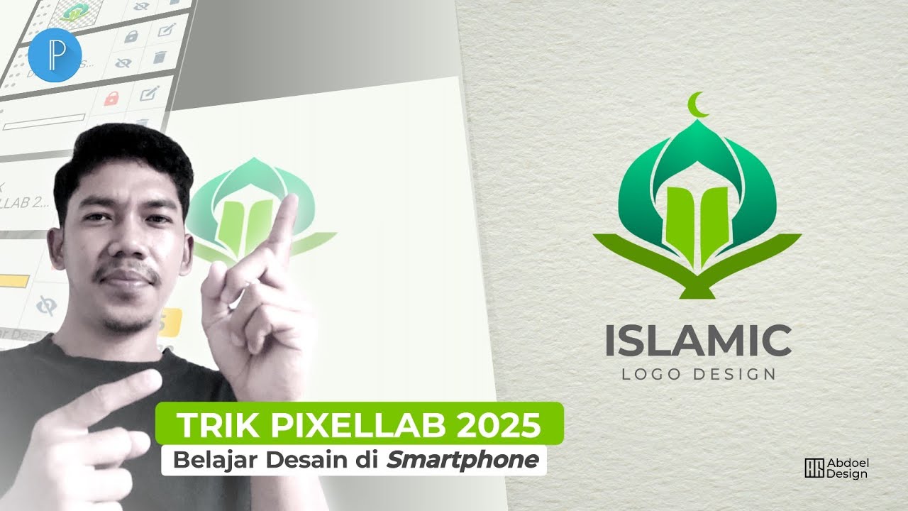 Tutorial PixelLab 2025: Desain Logo Islami Mudah di Smartphone