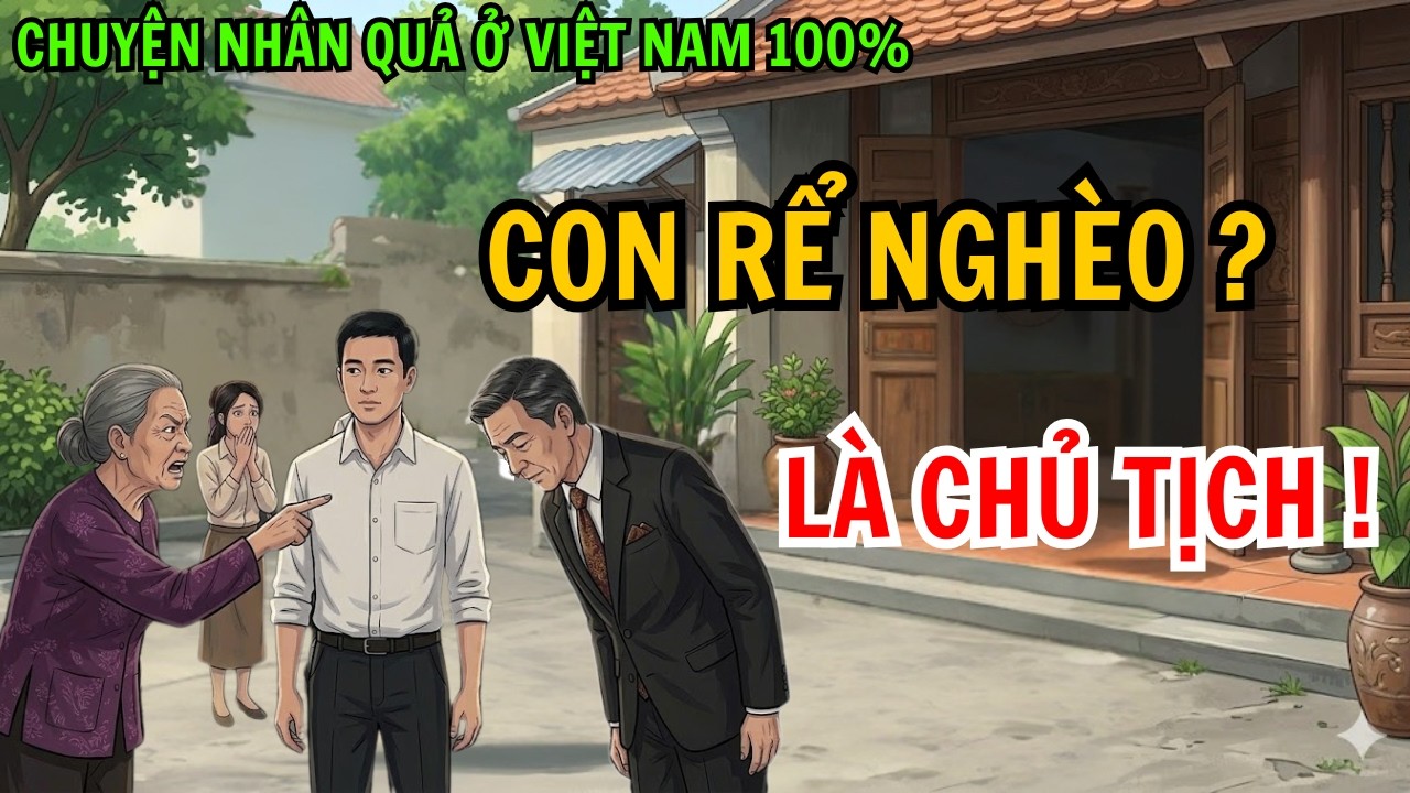 Con Rể Giả Nghèo Bị Mẹ Vợ Khinh Thường Suốt 3 Năm, Đến Khi Thân Phận Lộ Diện Cả Nhà Sững Sờ