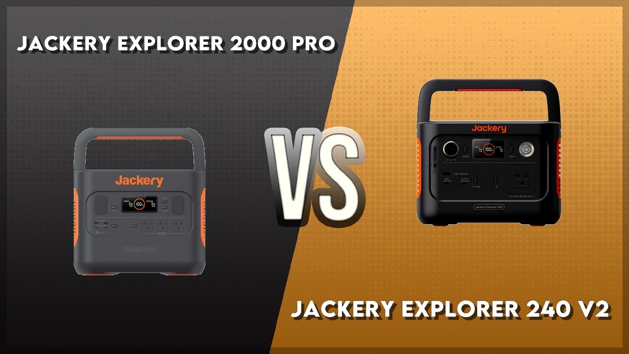 Jackery Explorer 2000 Pro vs Jackery Explorer 240 v2 Technical Comparison