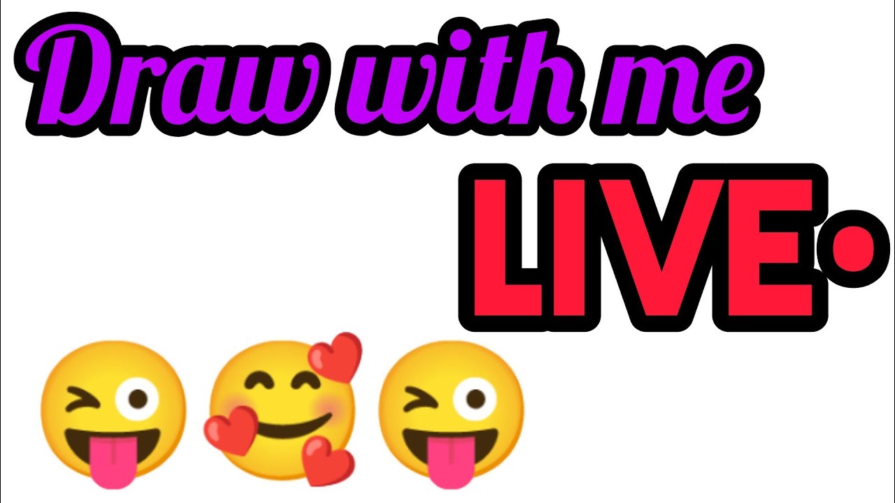 draw with me Live 😜 😁📸😲 #drawing #art