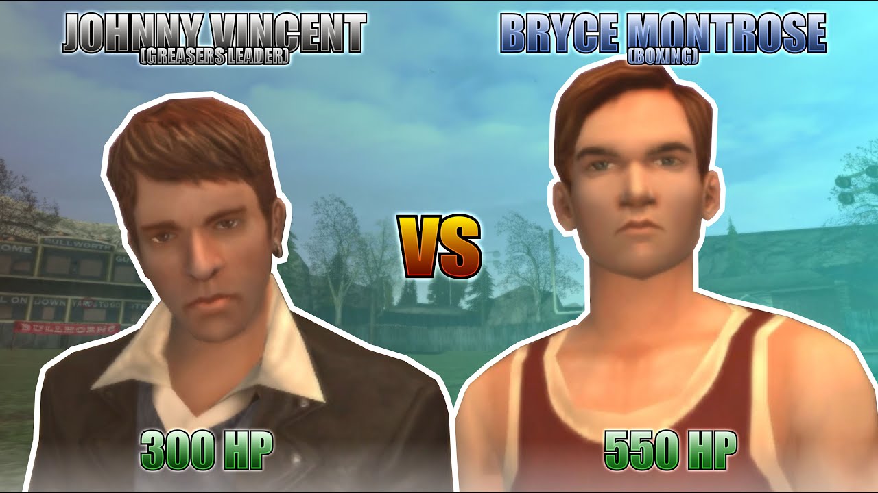 BULLY SE : Johnny Vincent (Greasers) vs Bryce Montrose (BOXING) Full HD