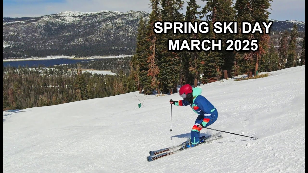 Spring Skiing At China Peak Mountain Resort Ski Area March 2025