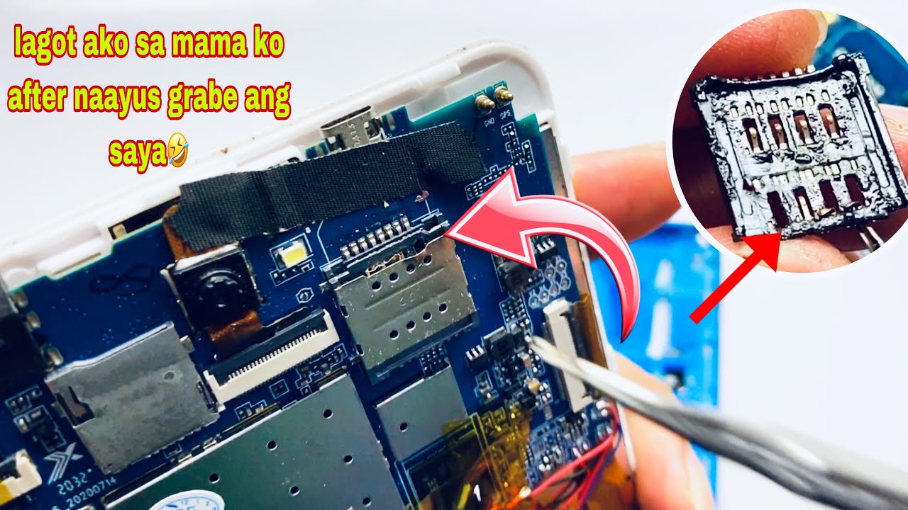 China Tab Phone Insert Sim Repair All Android Tablet Sim Socket Problem Fix Via Simple Repairing!