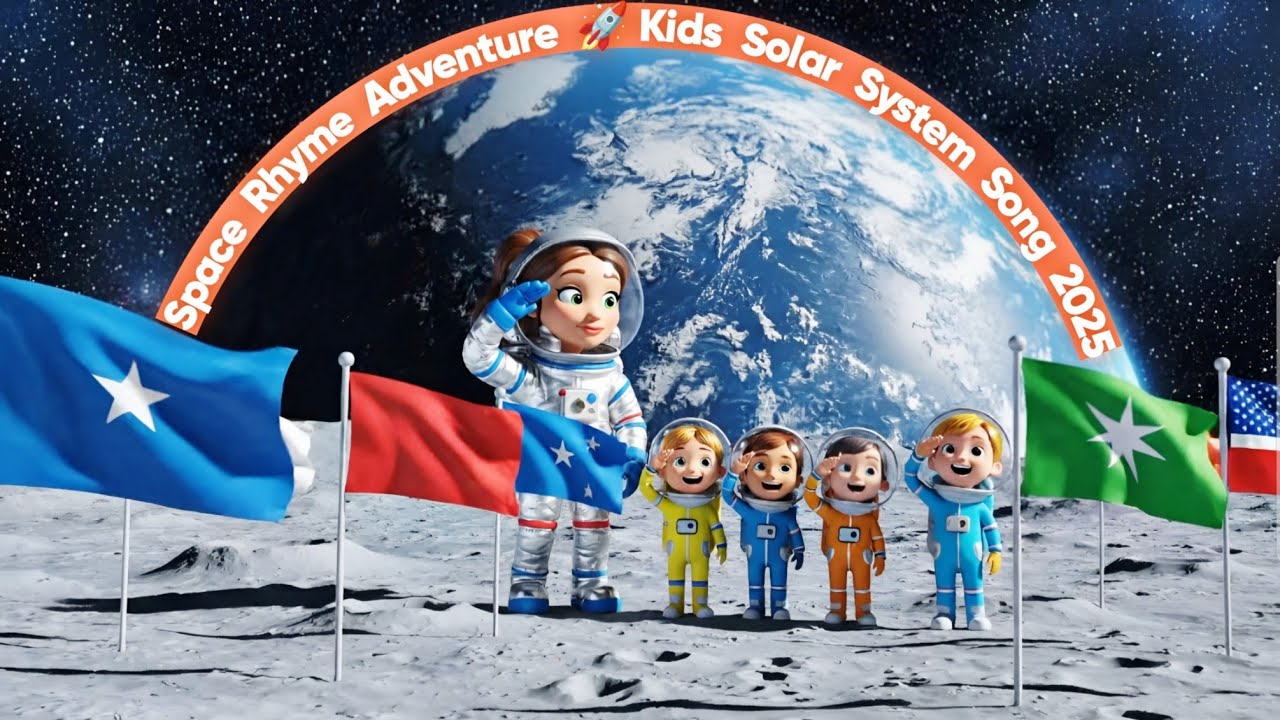 Kids Space Quest Rhyme | Rocket Ride Through Planets & Stars