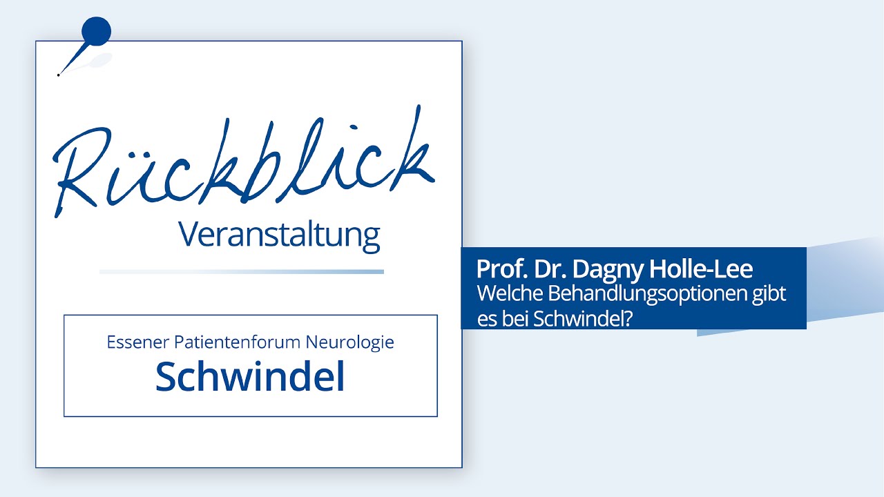 Essener Patientenforum Neurologie zum Thema: Schwindel