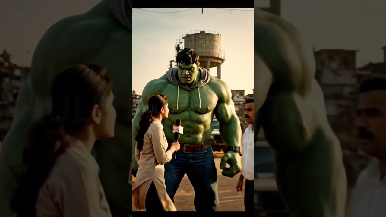 Hulk ne factory ka ganda pani pine se bachaya logo ko 