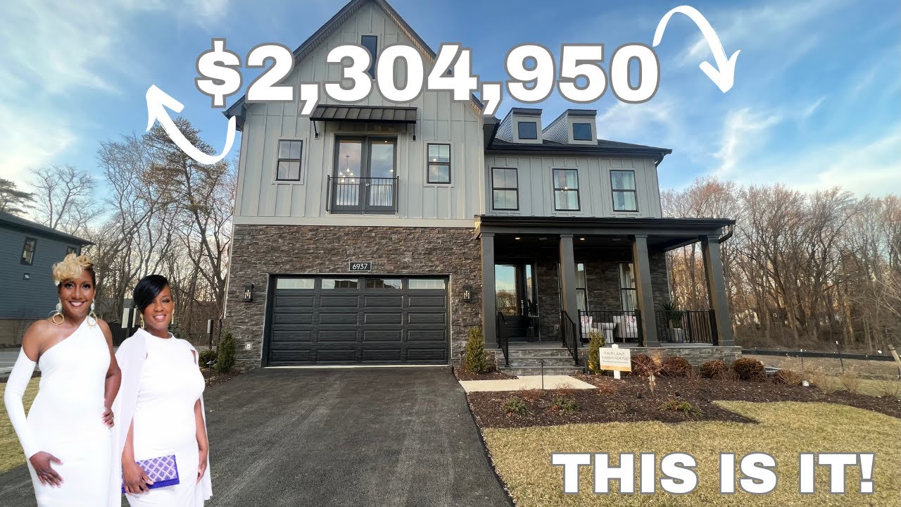 NEW LUXURY HOMES IN BETHESDA | MODEL HOME TOUR