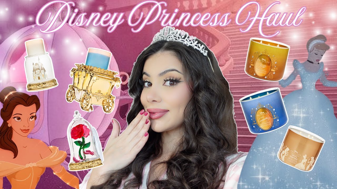 MASSIVE DISNEY PRINCESS HAUL (Bath & Body Works, Pandora + losing my mind lol) 🎀