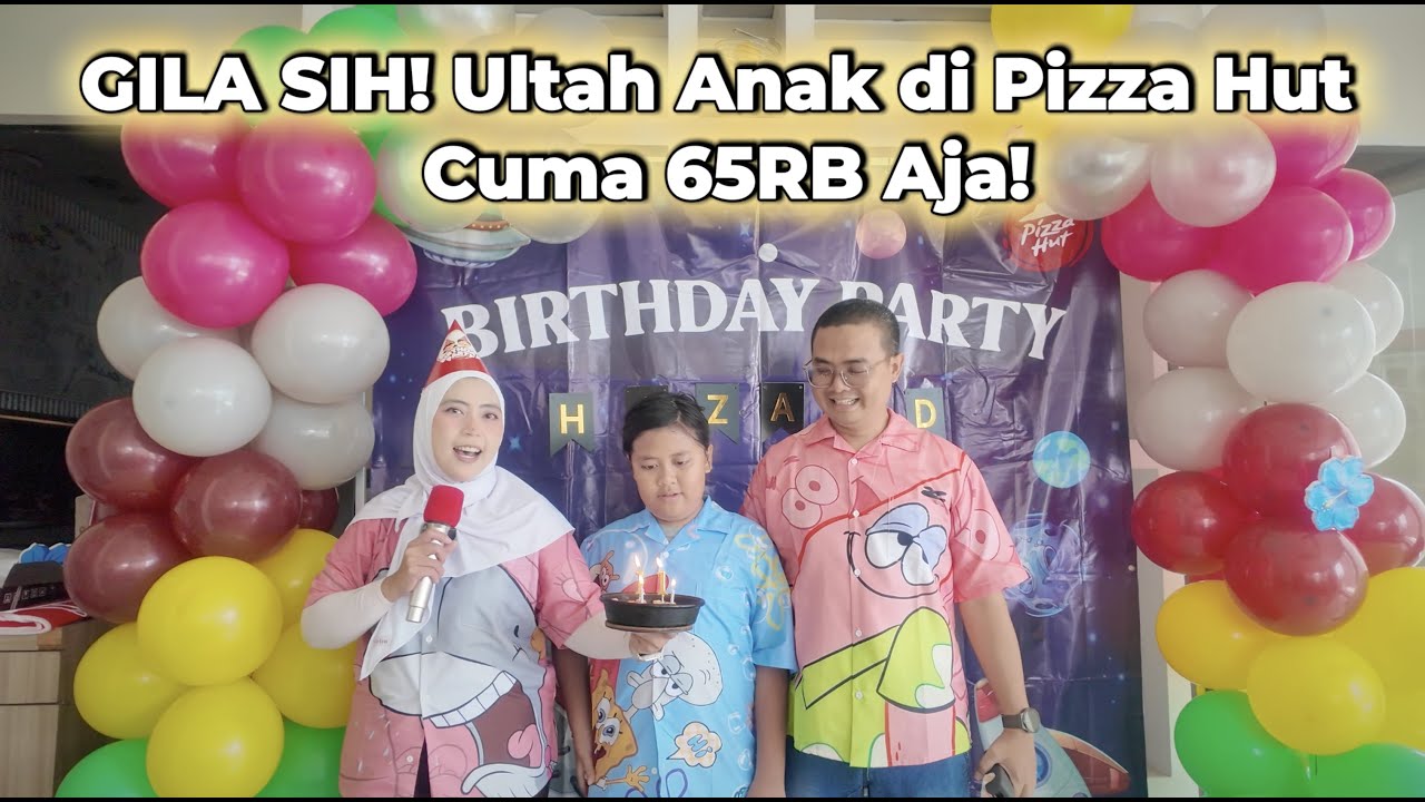 GILA SIH! Ngerayain Ulang Tahun Anak di Pizza Hut Cuma 65RB Aja!