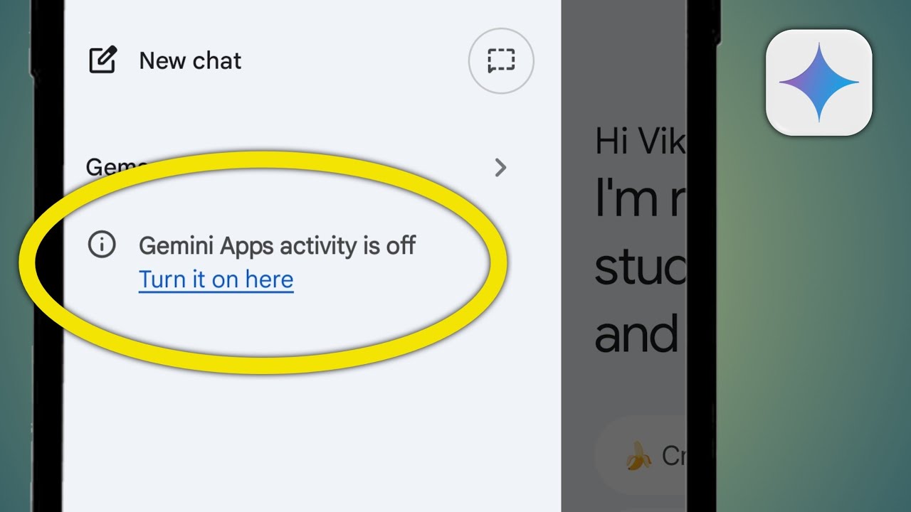 Gemini App Activity Is Off | Gemini Apps Activity Is Off Turn It On Here