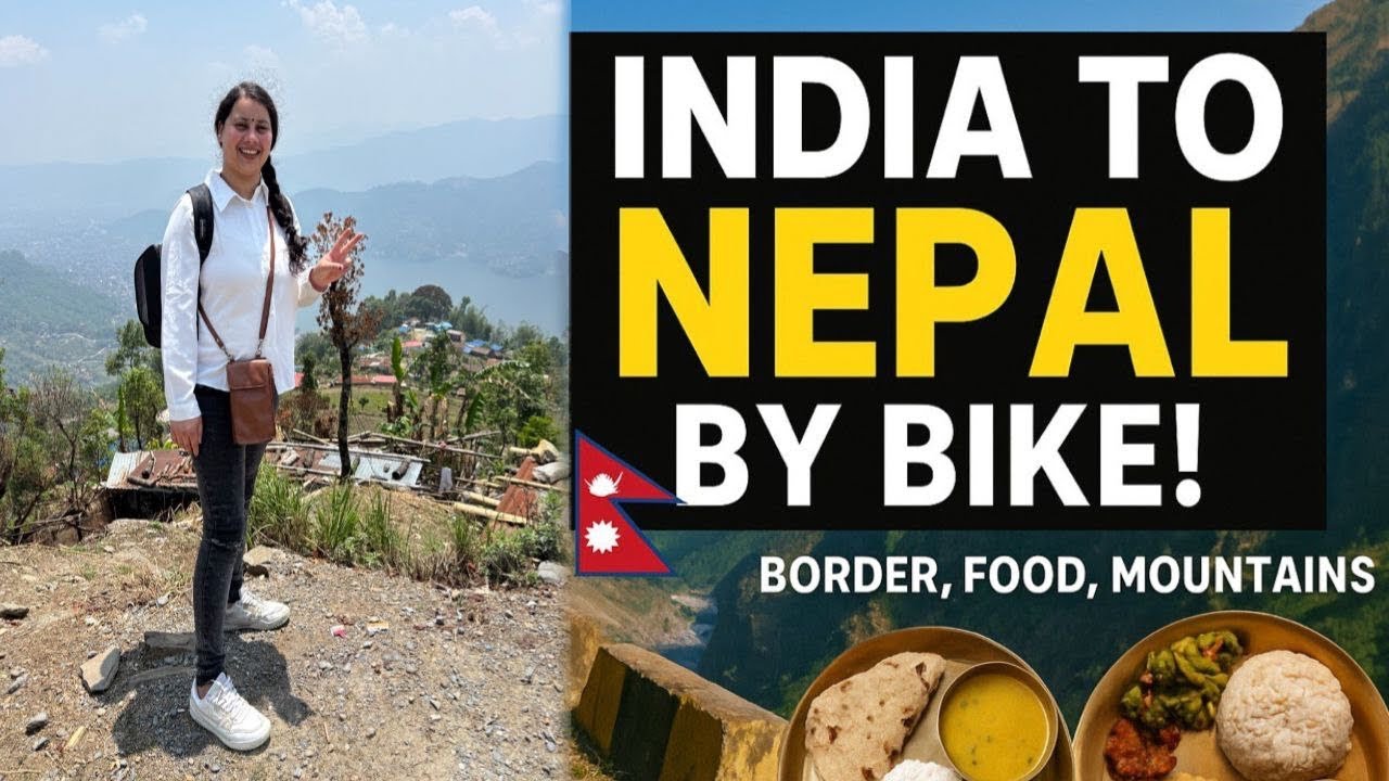 Bihar to Nepal Bike Trip | Bhansar, SIM, Currency, Food, Mountains aur Scenic Views! | Vlogger Pooja
