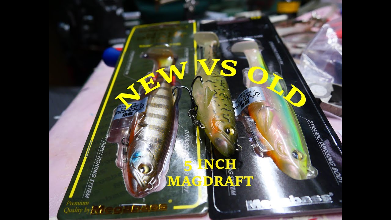NEW vs OLD 5 inch Megabass Magdraft Swimbait
