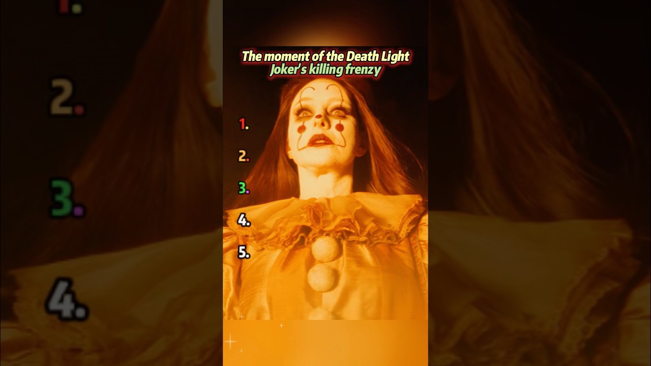 The moment of the Death Light Joker's killing frenzy#itwelcometoderry #welcometoderry #pennywise#ce