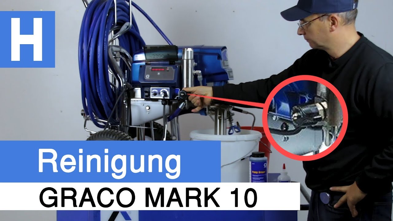 Reinigung & Konservierung - Graco Mark 10 Spritzgerät richtig sauber machen