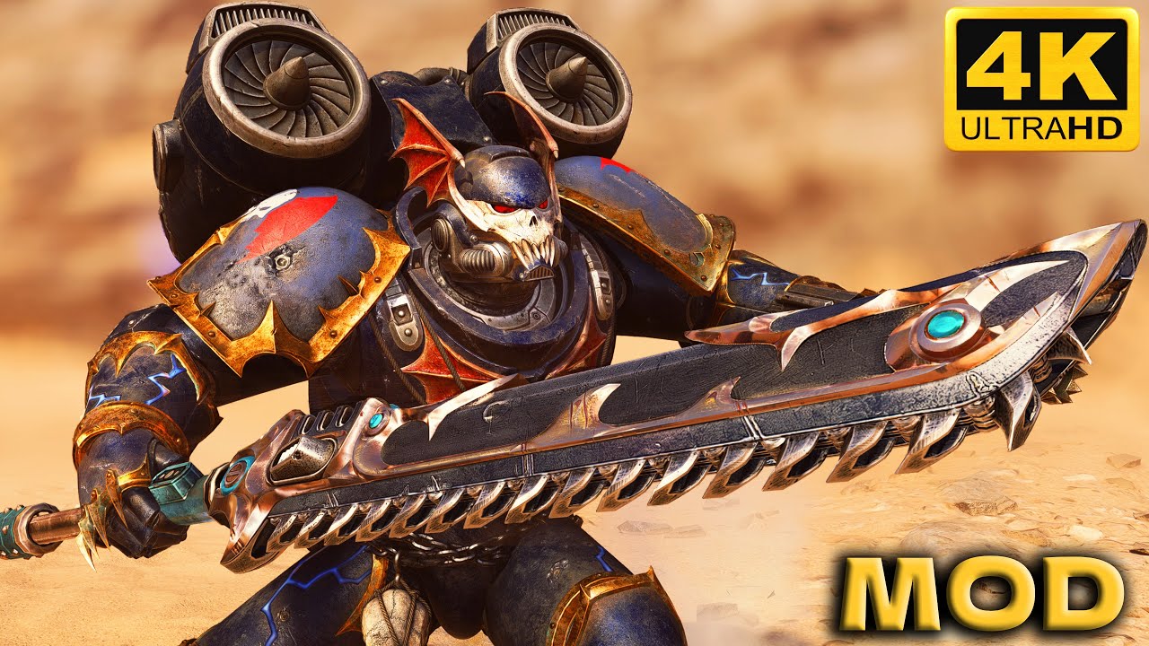 CHAIN-GLAIVE GAMEPLAY? True Night Lords Raptor! - Warhammer 40k: Space Marine 2 (4K, Mod)