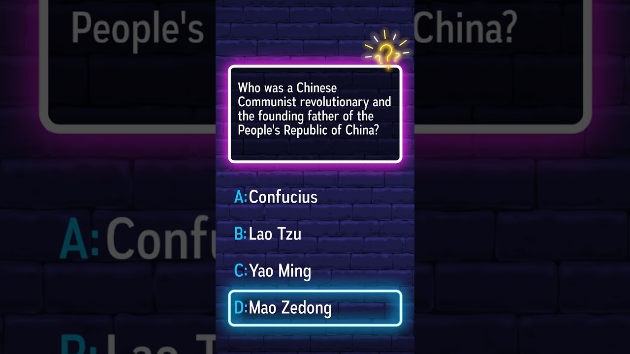 Can you identify the Chinese Communist revolutionary who founded the People's Republic of China?