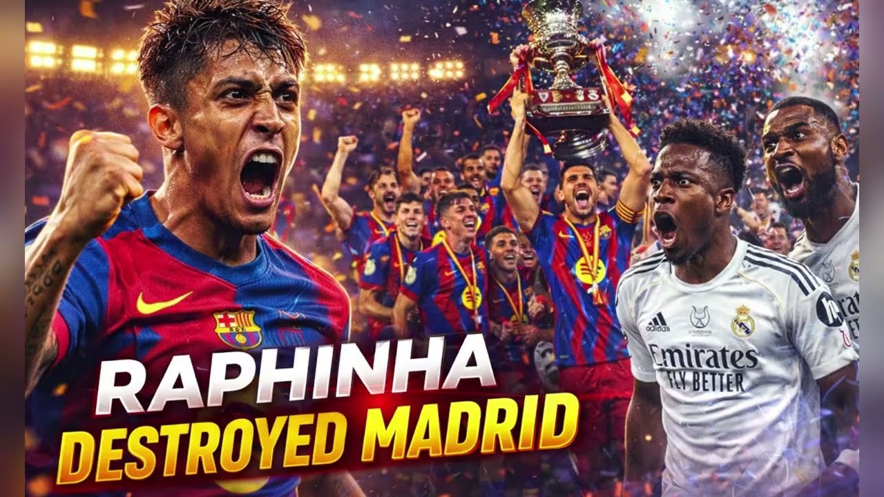 Raphinha Went CRAZY… Real Madrid Didn’t Survive This El Clásico