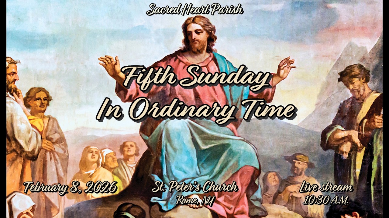 FIFTH SUNDAY IN ORDINARY TIME MASS AT ST PETERS CHURCH