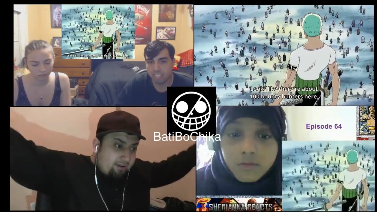 Zoro versus 100 Bounty Hunters (Baroque Works) Mashup Reaction