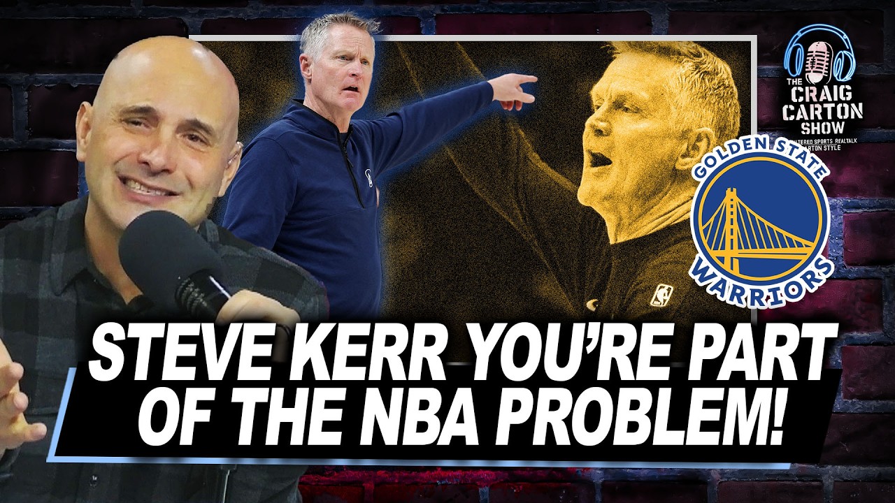 STOP YAPPING: Steve Kerr Says Fewer Games Will Fix the NBA Regular Season! | The Craig Carton Show