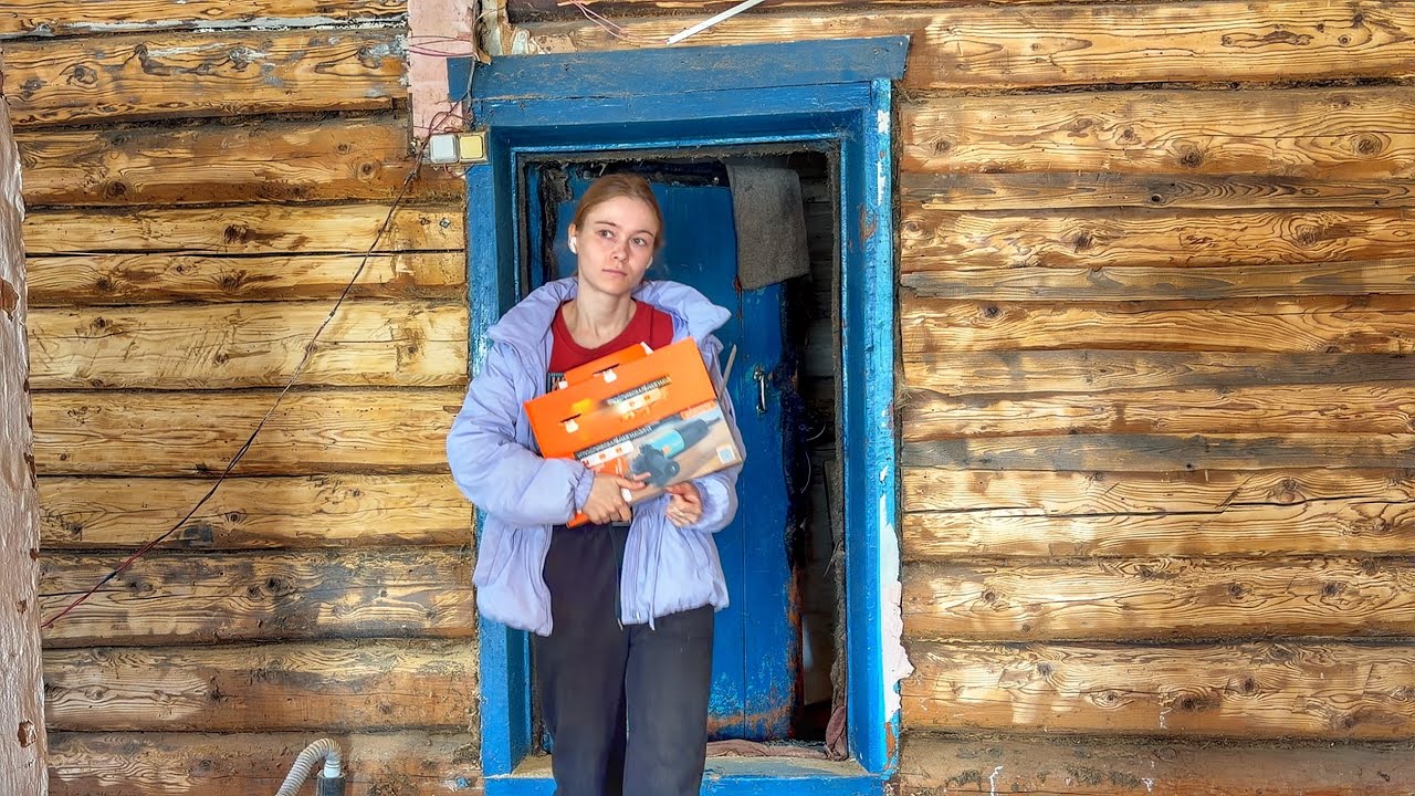 Rebuilding an Old Cabin in a Russian Village - Reconstruction of a Russian stove